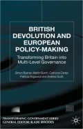 British Devolution And European Policy-Making