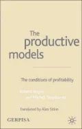 The Productive Models : The Conditions of Profitability