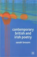 Contemporary British And Irish Poetry