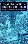 The Writing Of Rural England, 1500-1800