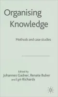 Organising Knowledge: Methods and Case Studies