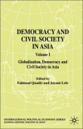 Democracy And Civil Society In Asia, Vol. 1