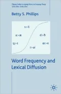 Word Frequency And Lexical Diffusion