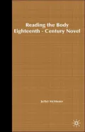 Reading The Body In The Eighteenth-Century Novel