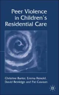 Peer Violence In Children's Residential Care
