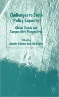 Challenges to State Policy Capacity: Global Trends and Comparative Perspectives