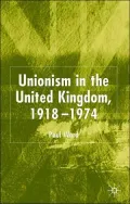 Unionism in the United Kingdom, 1918-1974