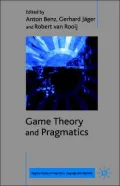 Game Theory And Pragmatics