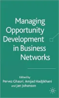 Managing Opportunity Development in Business Networks