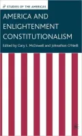 Book cover of America and Enlightenment Constitutionalism