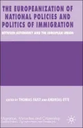 The Europeanization Of National Immigration Policies