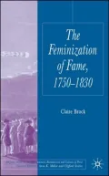 Feminization of Fame 1750-1830