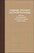 Language, Discourse And Social Psychology