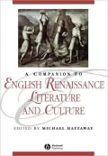 A companion to English renaissance literature and culture