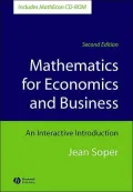 Mathematics for Economics and Business: An Interactive Introduction [With CDROM]