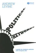 Political Keywords a Guide for Students, Activists, and Everyone
