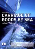 Book cover of Carriage of Goods by Sea