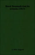 Rural Denmark and Its Lessons 1917