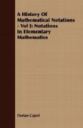History of Mathematical Notations -