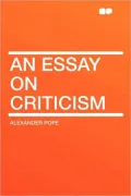 An Essay on Criticism
