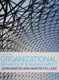 Organizational Behaviour & Management by Martin, John , Fellenz, Martin — book cover