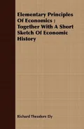 Elementary Principles Of Economics