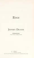 Edge by Jeffery Deaver — book cover