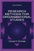 Research Methods for Organizational Studies