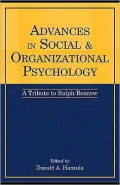 Advances in Social and Organizational Psychology