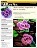Sewing Project: Felt Rose Pins (Quamut)