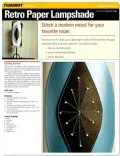 Paper Project: Retro Lampshade (Quamut)