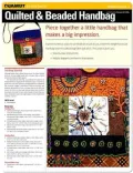 Quilting Project: Quilted & Beaded Handbag (Quamut)