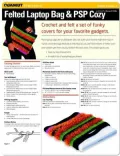 Crochet Project: Felted Laptop Bag & PSP Cozy (Quamut)
