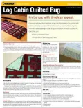 Knitting Project: Log Cabin Quilted Rug (Quamut)