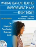 Writing Year-End Teacher Improvement Plans-Right Now!!: The Principal's Time-Saving Reference Guide
