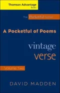Cengage Advantage Books: Pocketful of Poems: Vintage Verse Vol. II