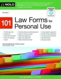 101 Law Forms for Personal Use