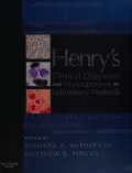 Henry's Clinical Diagnosis and Management by Laboratory Methods
