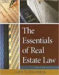 The Essentials of Real Estate Law for Paralegals