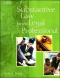 Substantive Law for the Legal Professional