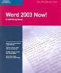 Word 2003 Now!: A Self-Study Guide