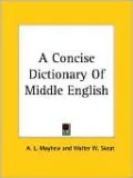 A Concise Dictionary Of Middle English