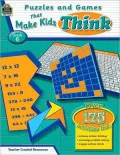 Puzzles and Games That Make Kids Think, Grade 6