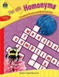 Fun With Homonyms Grades 4 and Up: Crossword and Word Searches