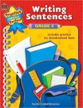 Writing Sentences, Grade 2