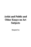 Artist and Public and Other Essays on Ar
