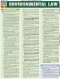 Environmental Law (Tri-Fold Laminated Chart)