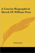 Book cover of A Concise Biographical Sketch of William
