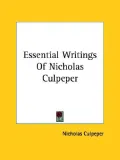 Essential Writings of Nicholas Culpeper
