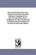 The Feeble Minded in New York: A Report Prepared For the Public Education Association of New York / by Anne Moore, Ph. D.; Published by the State ... Committee On Provision For the Feeble-Minded.